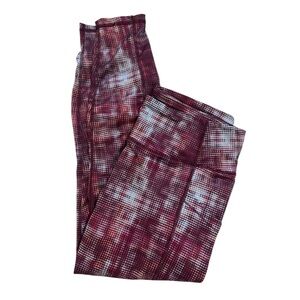 Stylish‎ Maroon and White Leggings